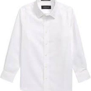 Nordstrom Kids' Solid Dress Shirt White Size 20, Like New